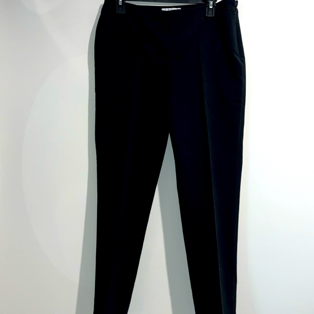 Chaus black pants. Size 8. Side zipper. Back pockets.